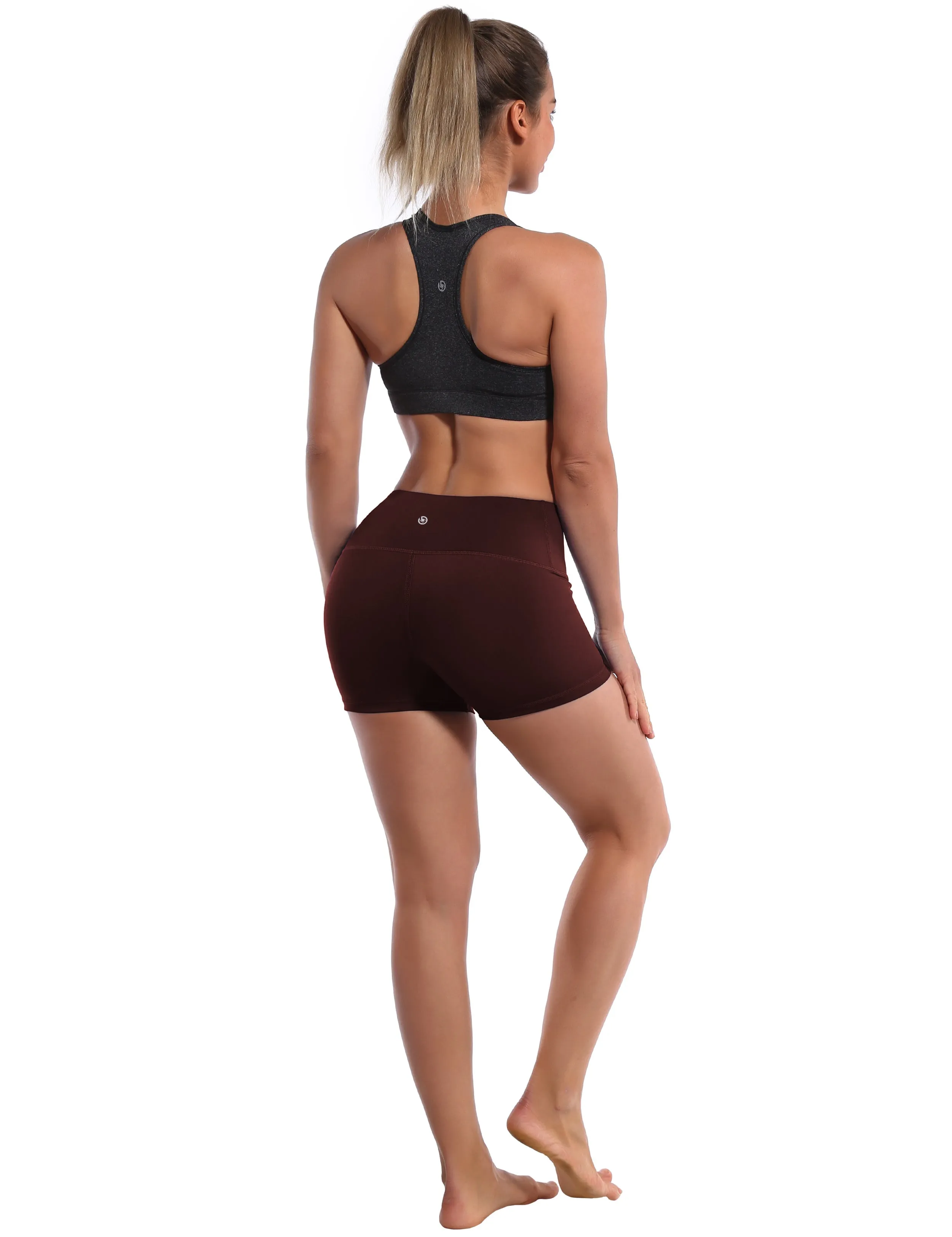 2.5" Yoga Shorts mahoganymaroon_yoga