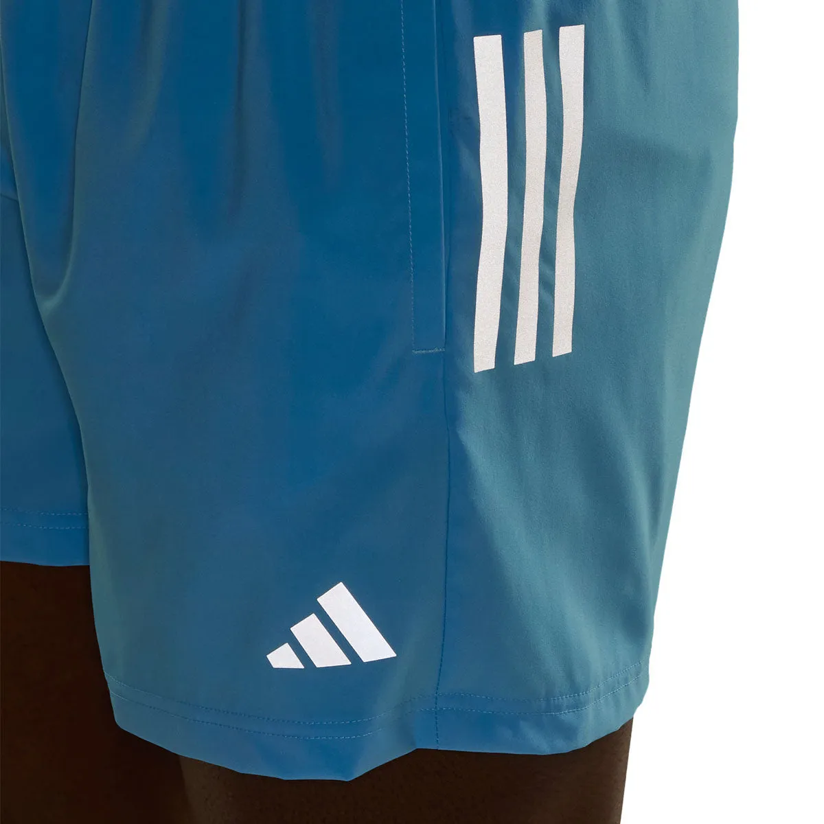 adidas Own The Run 5 inch Shorts - Mens - Blue