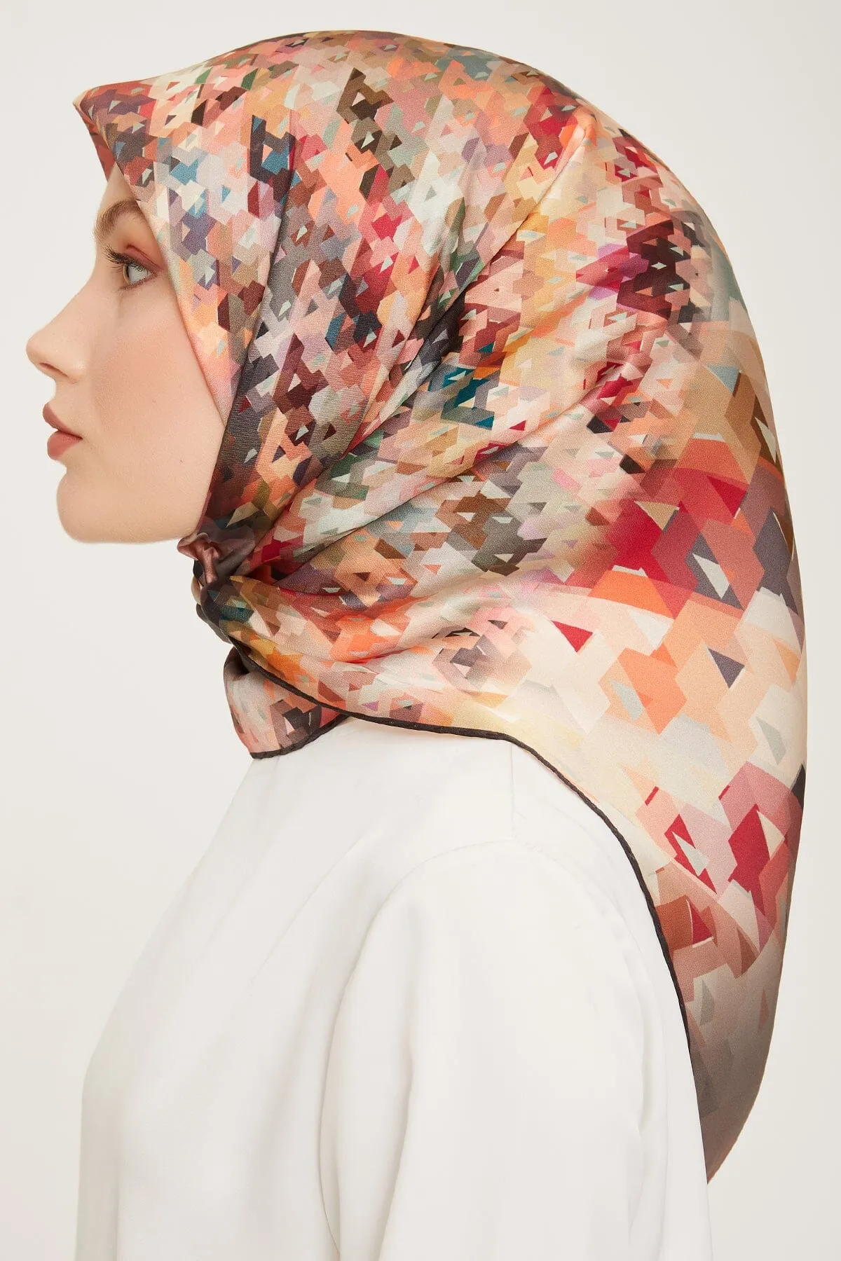 Armine Pixel Chic Silk Scarf #7