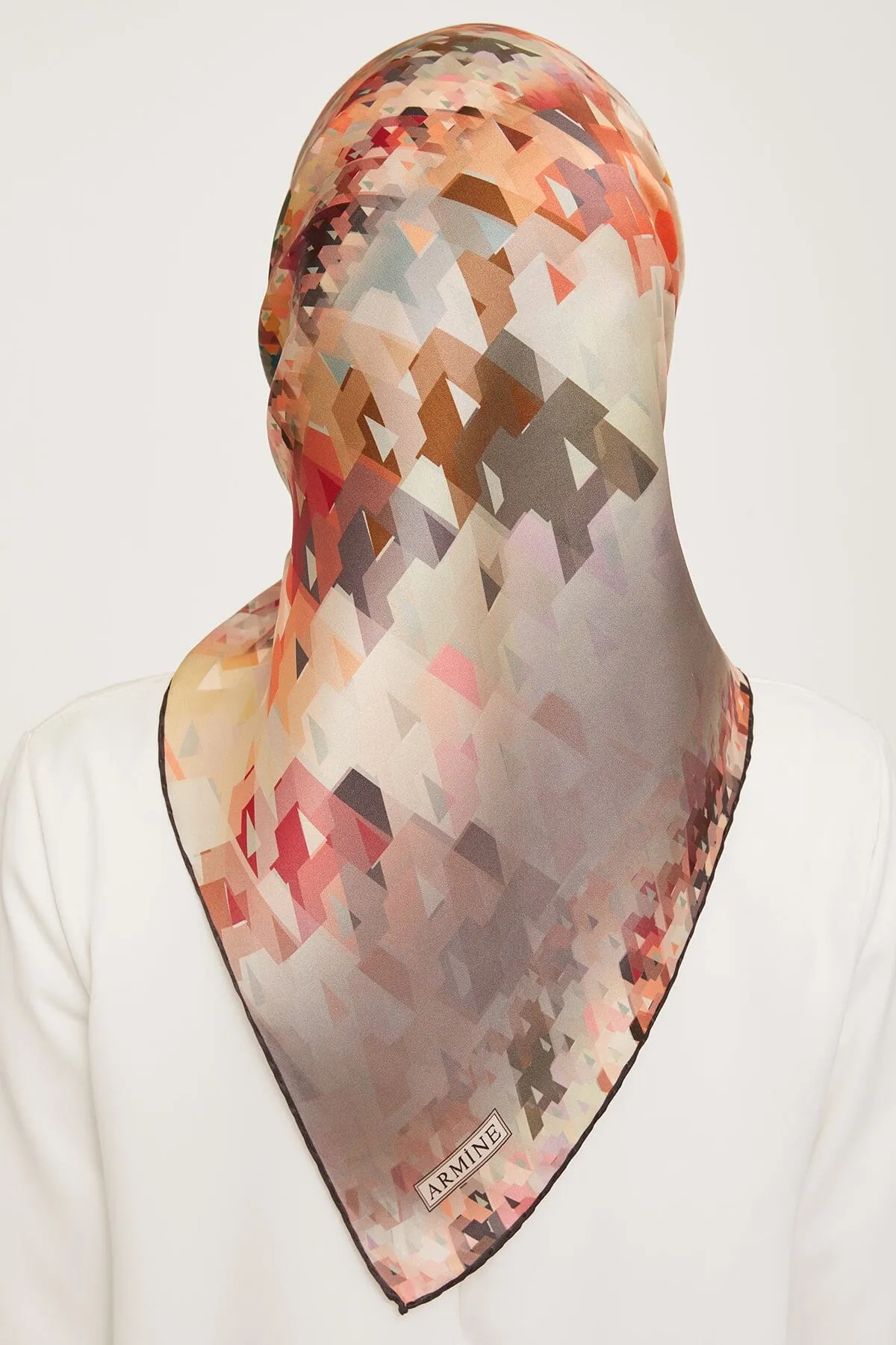 Armine Pixel Chic Silk Scarf #7