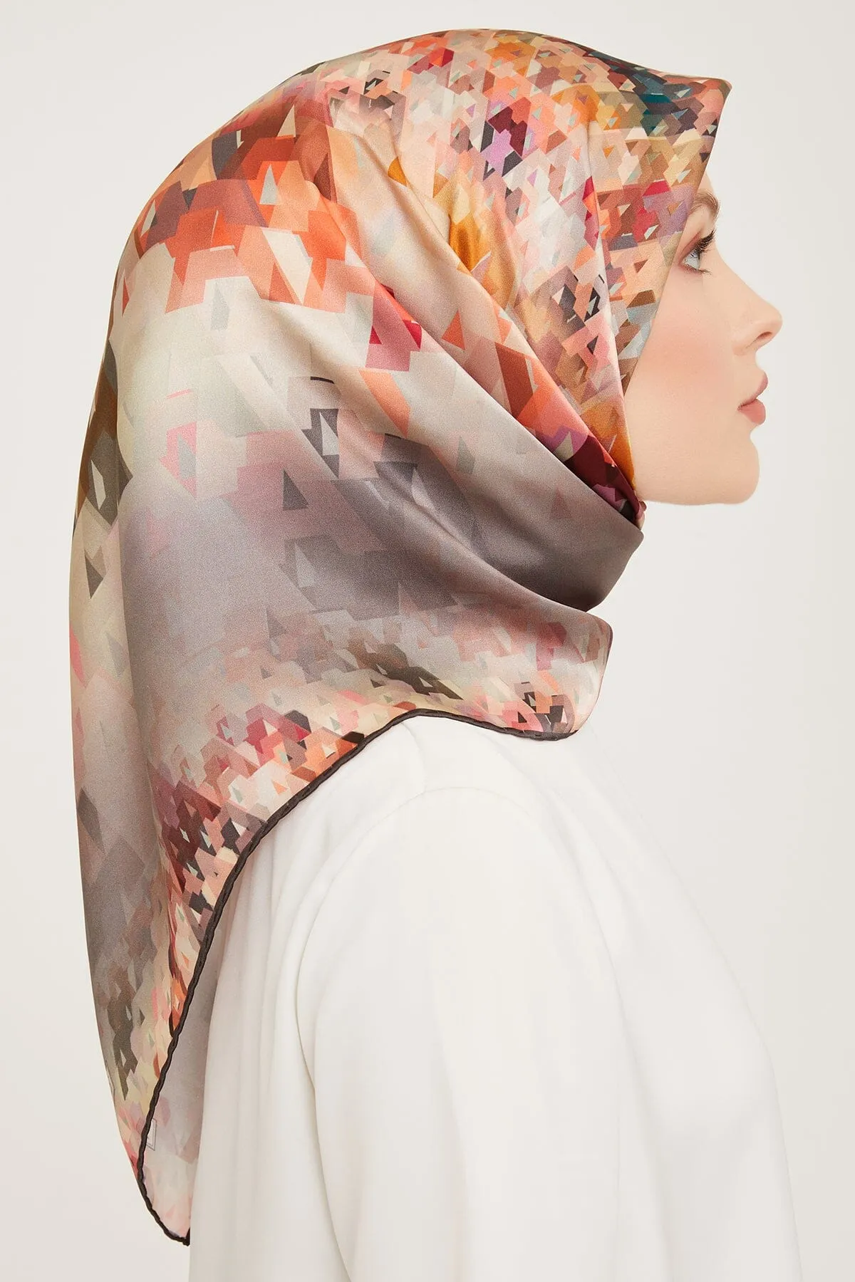 Armine Pixel Chic Silk Scarf #7