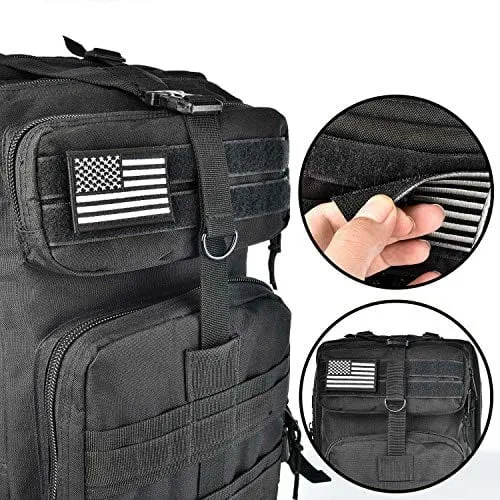ASA TECHMED - 14 Pc Assorted USA Tactical American Flag Patch Thin Blue Line United States Military Morale Patches Set for Molle, Hats, Backpacks,Tactical Vest, Uniforms   More