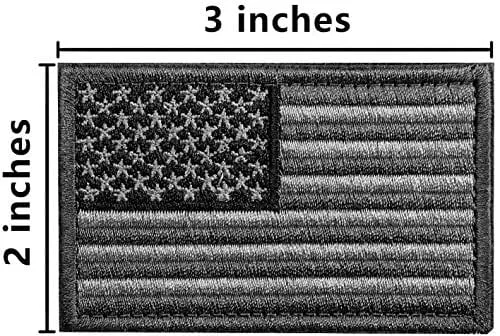 ASA TECHMED - 14 Pc Assorted USA Tactical American Flag Patch Thin Blue Line United States Military Morale Patches Set for Molle, Hats, Backpacks,Tactical Vest, Uniforms   More