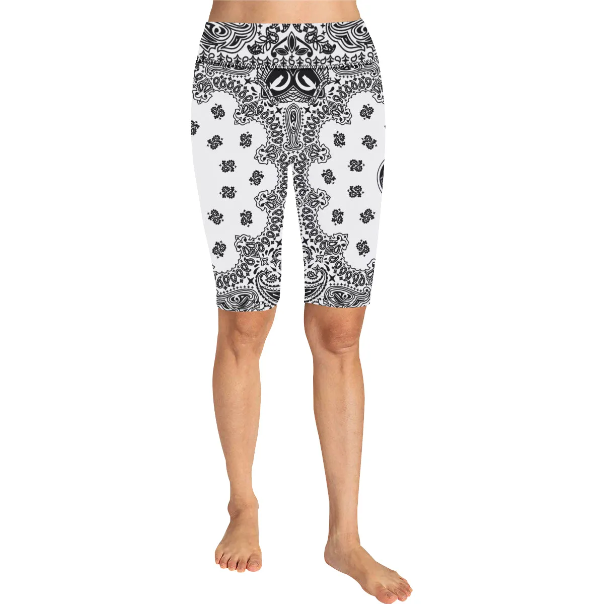 BANDANA WYT All Over Print Knee Length Leggings