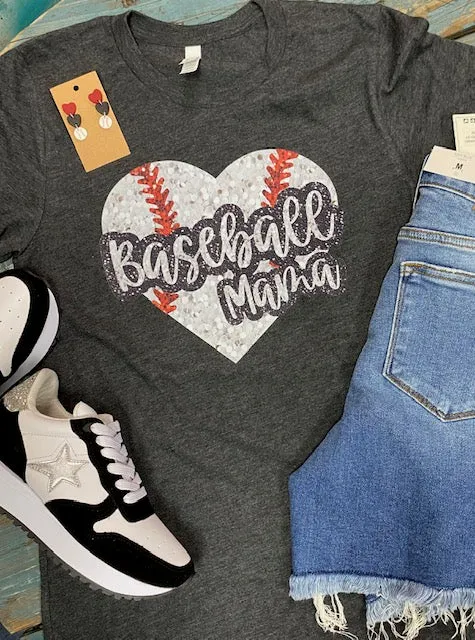 Baseball Mama Tee