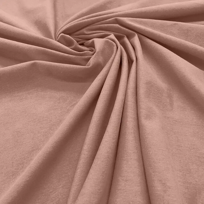 Cotton Spandex - 58/60" Jersey Knit Fabric Stretch Cotton Blend Fabric 95% Cotton 5% Spandex Sold By Yard