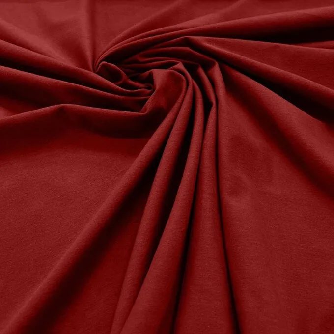 Cotton Spandex - 58/60" Jersey Knit Fabric Stretch Cotton Blend Fabric 95% Cotton 5% Spandex Sold By Yard