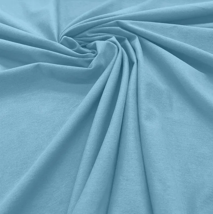 Cotton Spandex - 58/60" Jersey Knit Fabric Stretch Cotton Blend Fabric 95% Cotton 5% Spandex Sold By Yard
