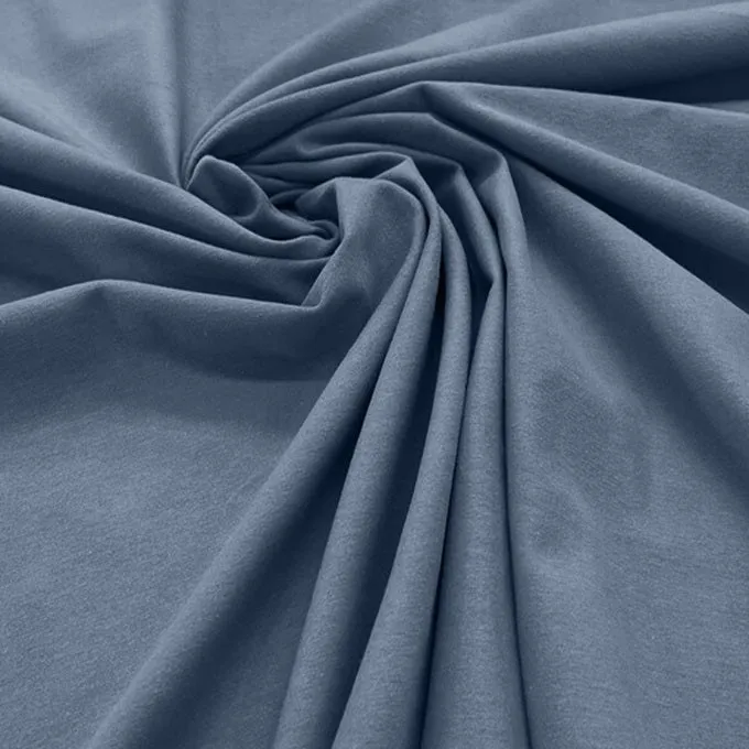 Cotton Spandex - 58/60" Jersey Knit Fabric Stretch Cotton Blend Fabric 95% Cotton 5% Spandex Sold By Yard