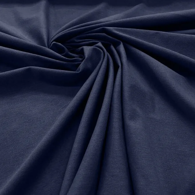 Cotton Spandex - 58/60" Jersey Knit Fabric Stretch Cotton Blend Fabric 95% Cotton 5% Spandex Sold By Yard