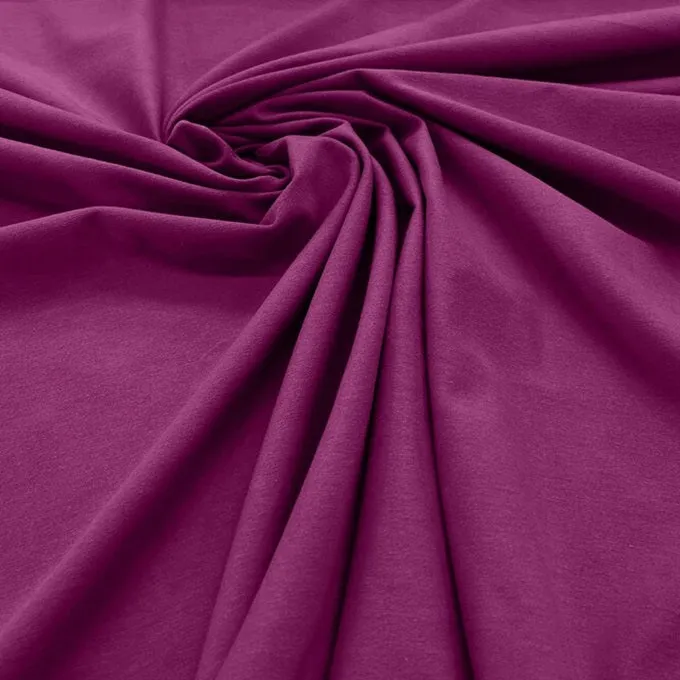 Cotton Spandex - 58/60" Jersey Knit Fabric Stretch Cotton Blend Fabric 95% Cotton 5% Spandex Sold By Yard