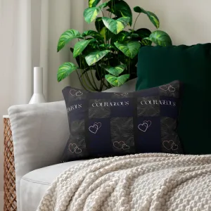 Courageos Spun Polyester Lumbar Pillow