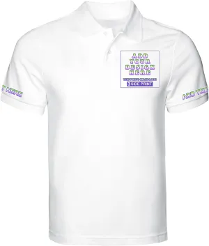 Custom Polo Shirt for Men Design Your Own Personalized Customized Golf T Shirts Tee Embroidered Text Photo Logo