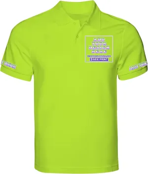 Custom Polo Shirt for Men Design Your Own Personalized Customized Golf T Shirts Tee Embroidered Text Photo Logo