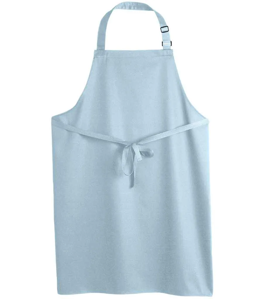 Dennys Polyester Bib Apron | Light Blue
