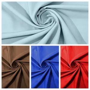 DULL STRETCH CREPE (by the yard)
