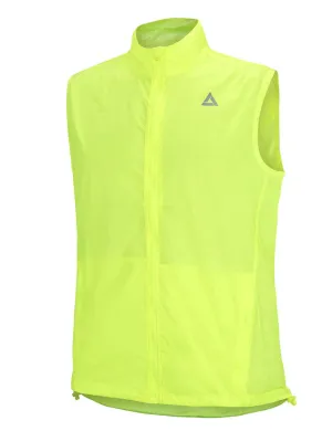 Herren Leichte Windweste Fahrradweste - Laufweste Comfort Line Neon