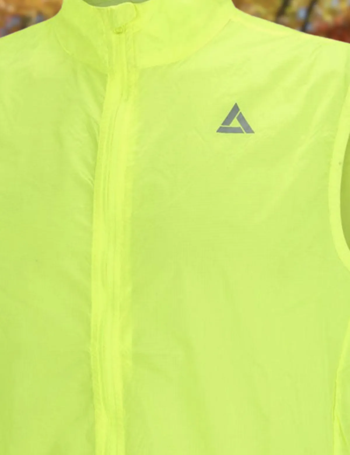 Herren Leichte Windweste Fahrradweste - Laufweste Comfort Line Neon