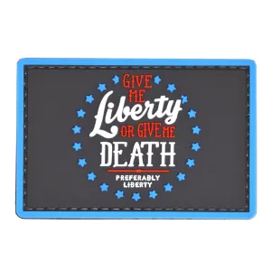 Liberty or Death Stars Patch Gray/Blue