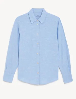Linen Rich Collared Shirt