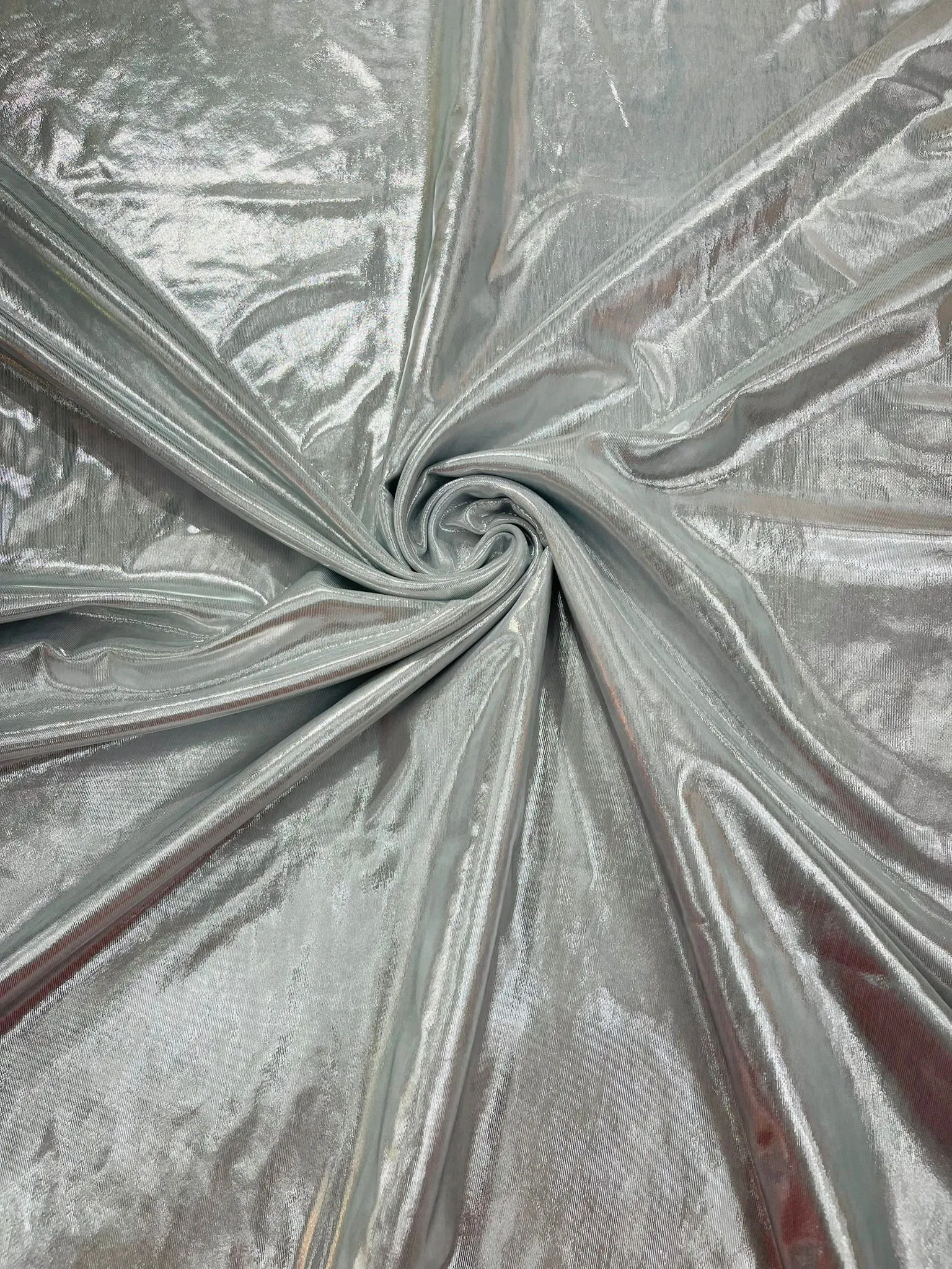 LIQUID METALLIC LAME FOIL SPANDEX (by the yard)