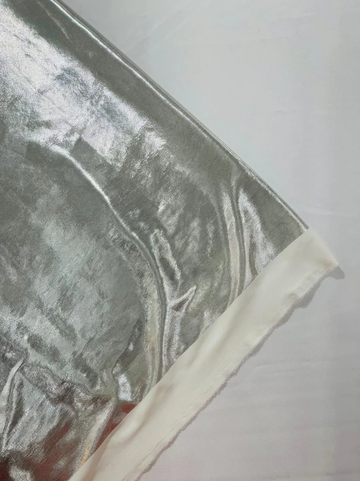 LIQUID METALLIC LAME FOIL SPANDEX (by the yard)