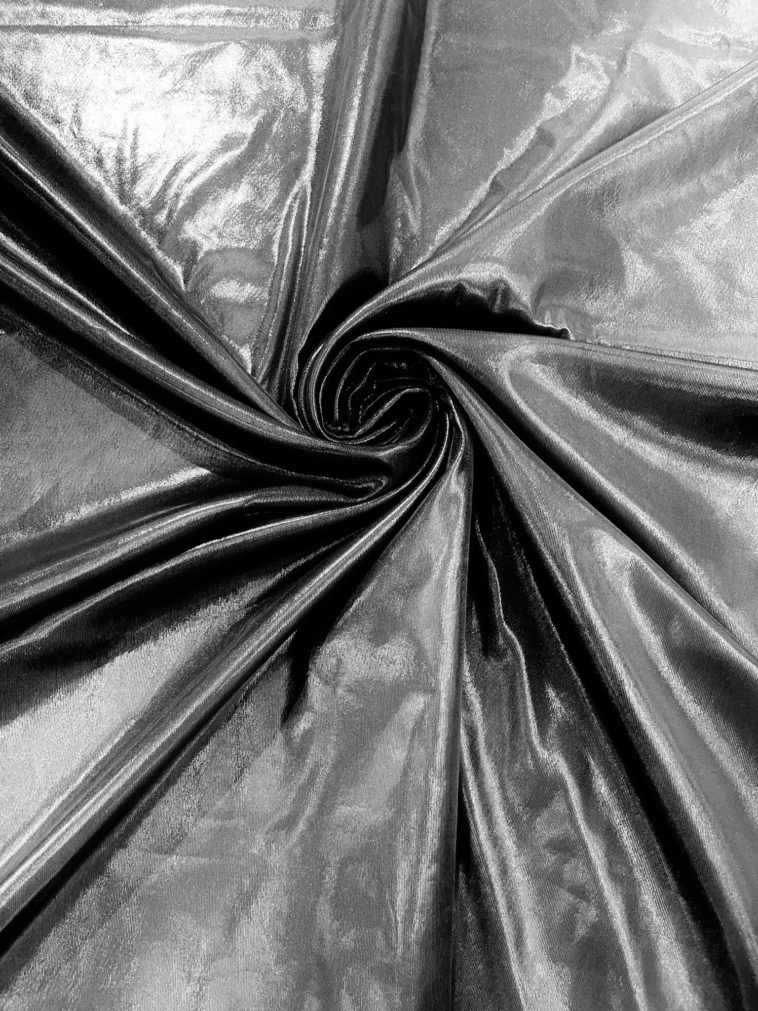 LIQUID METALLIC LAME FOIL SPANDEX (by the yard)