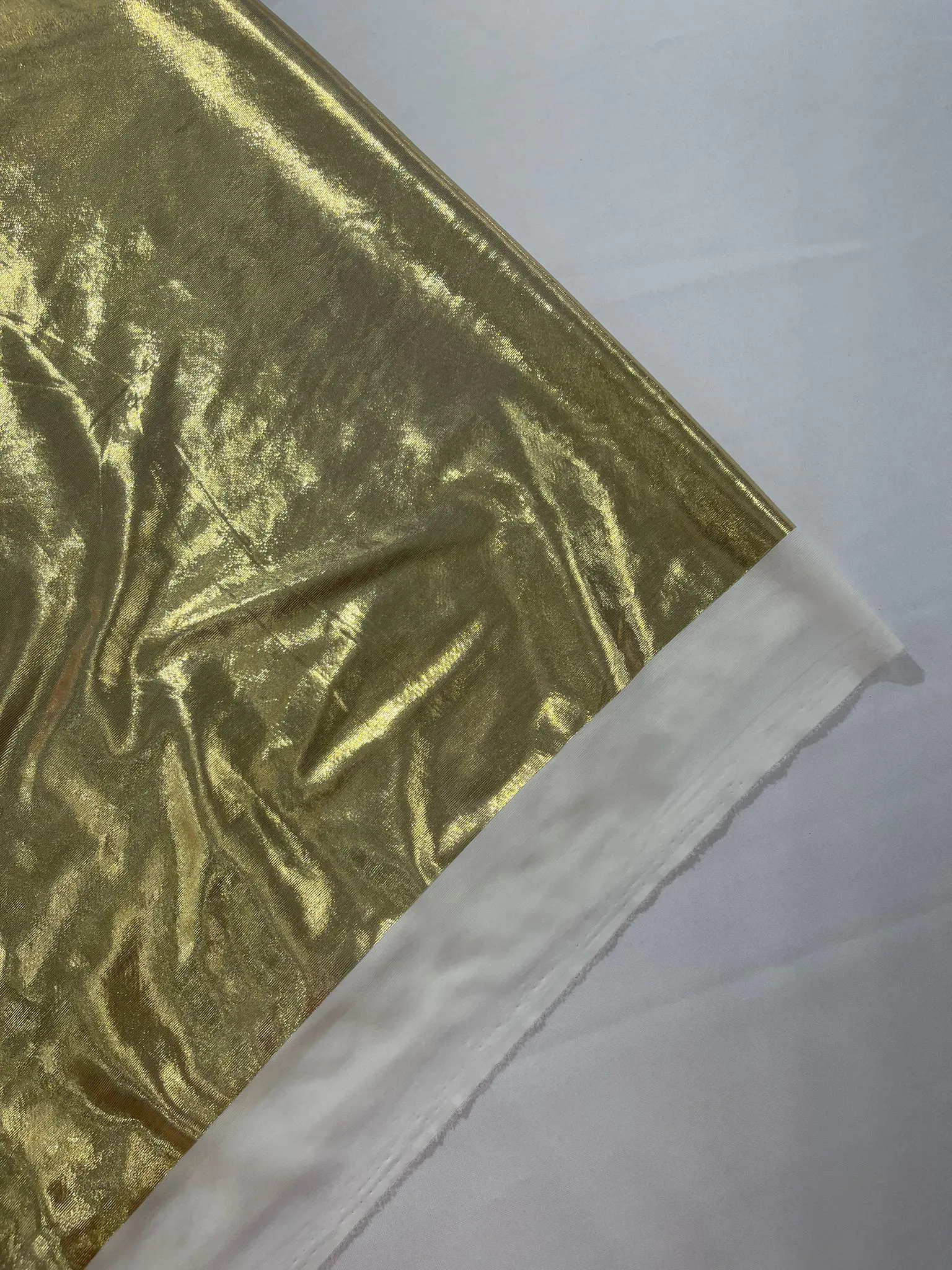 LIQUID METALLIC LAME FOIL SPANDEX (by the yard)