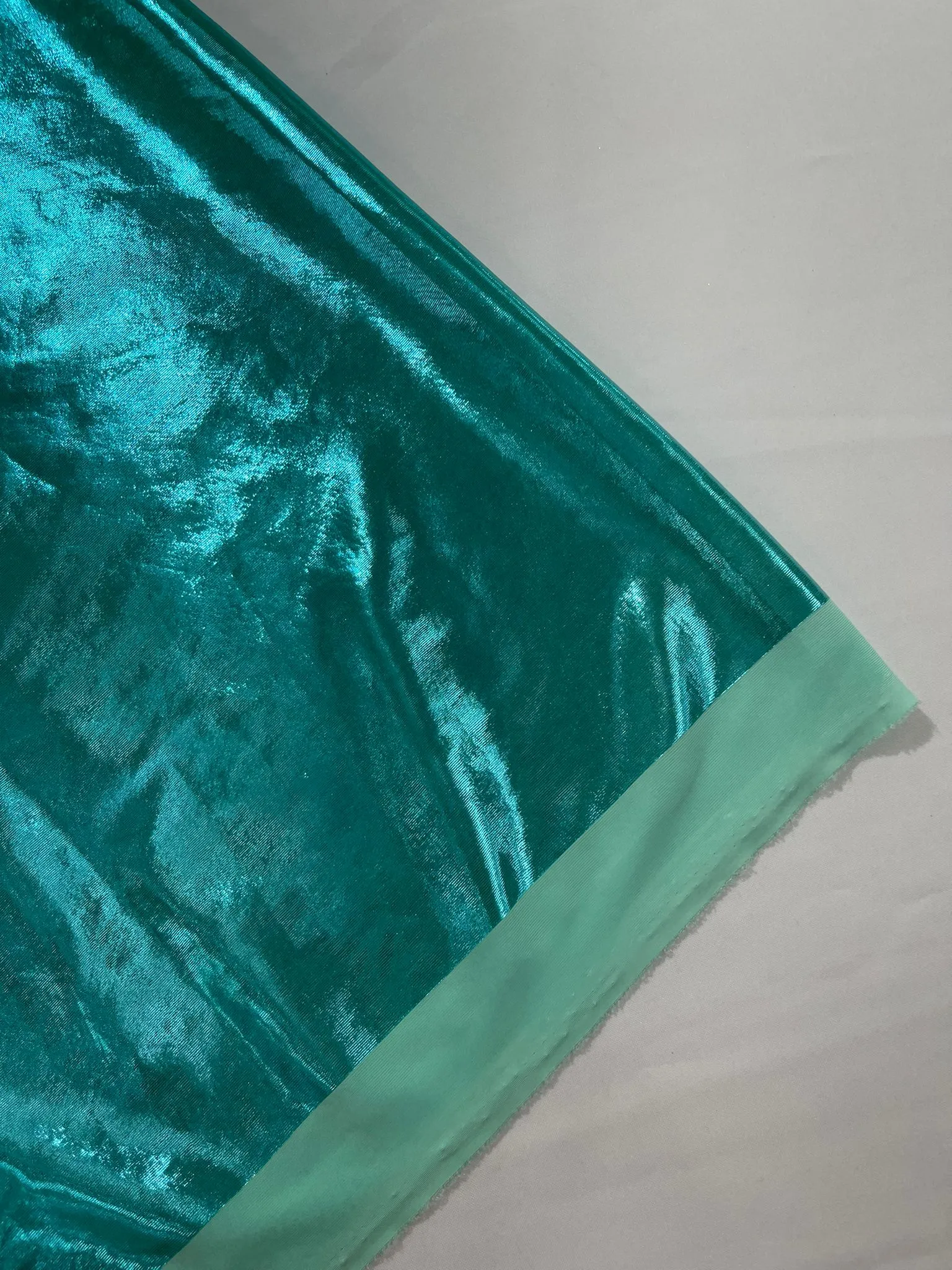 LIQUID METALLIC LAME FOIL SPANDEX (by the yard)
