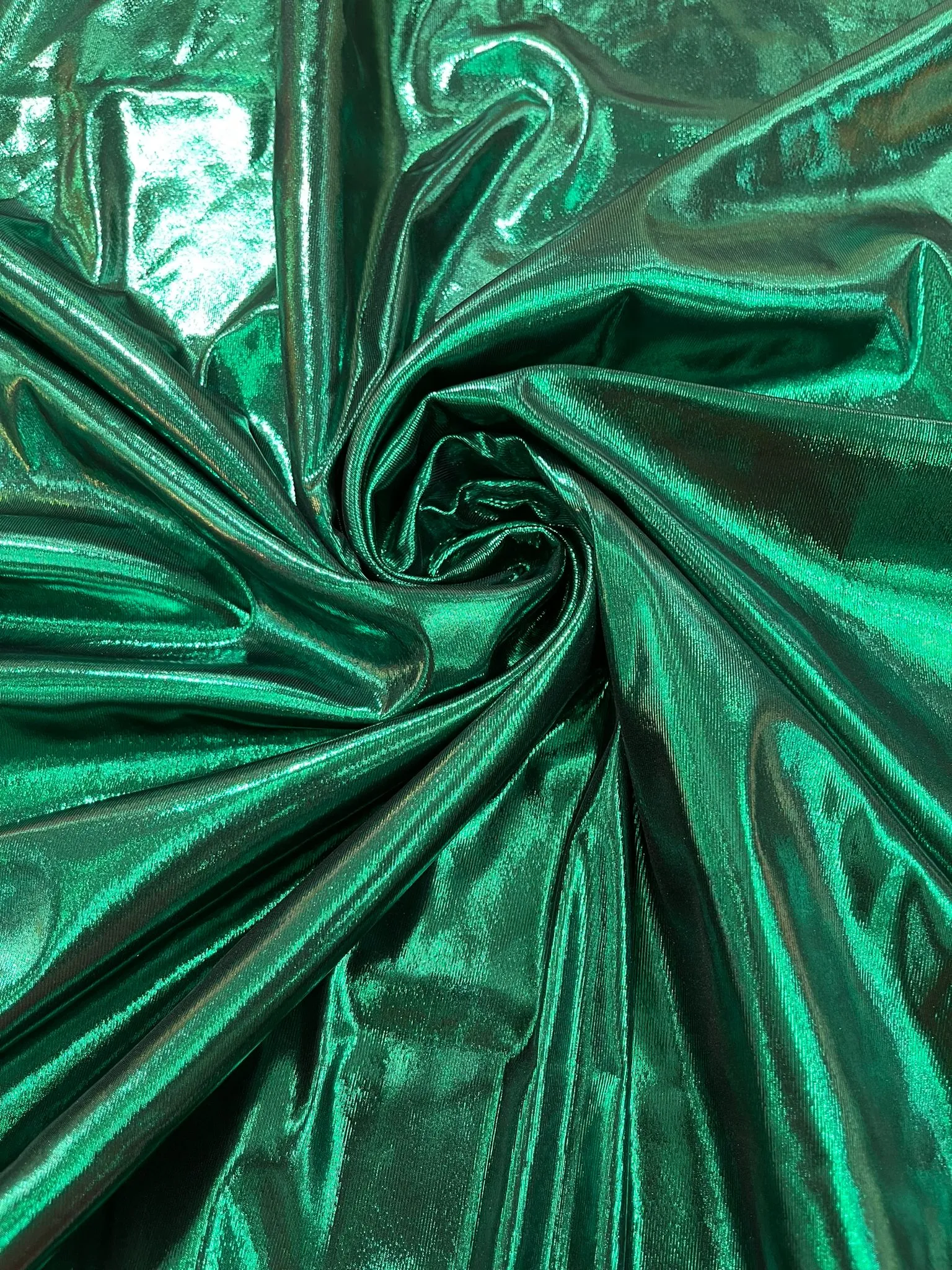 LIQUID METALLIC LAME FOIL SPANDEX (by the yard)