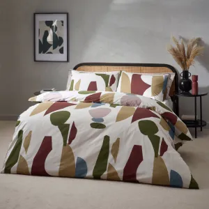 Meta Abstract Cotton Rich Duvet Cover Set Multicolour