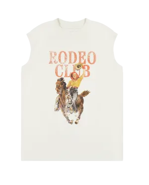 Muscle Vest in Vintage White