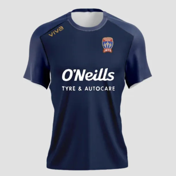 Newcastle Jets Training Tee NAVY Mens 19/20