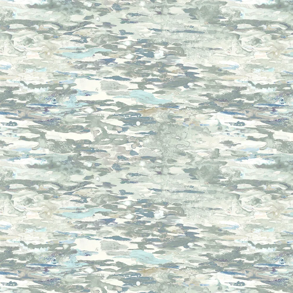 Olitski Printed Cotton Fabric (By The Metre) Frost