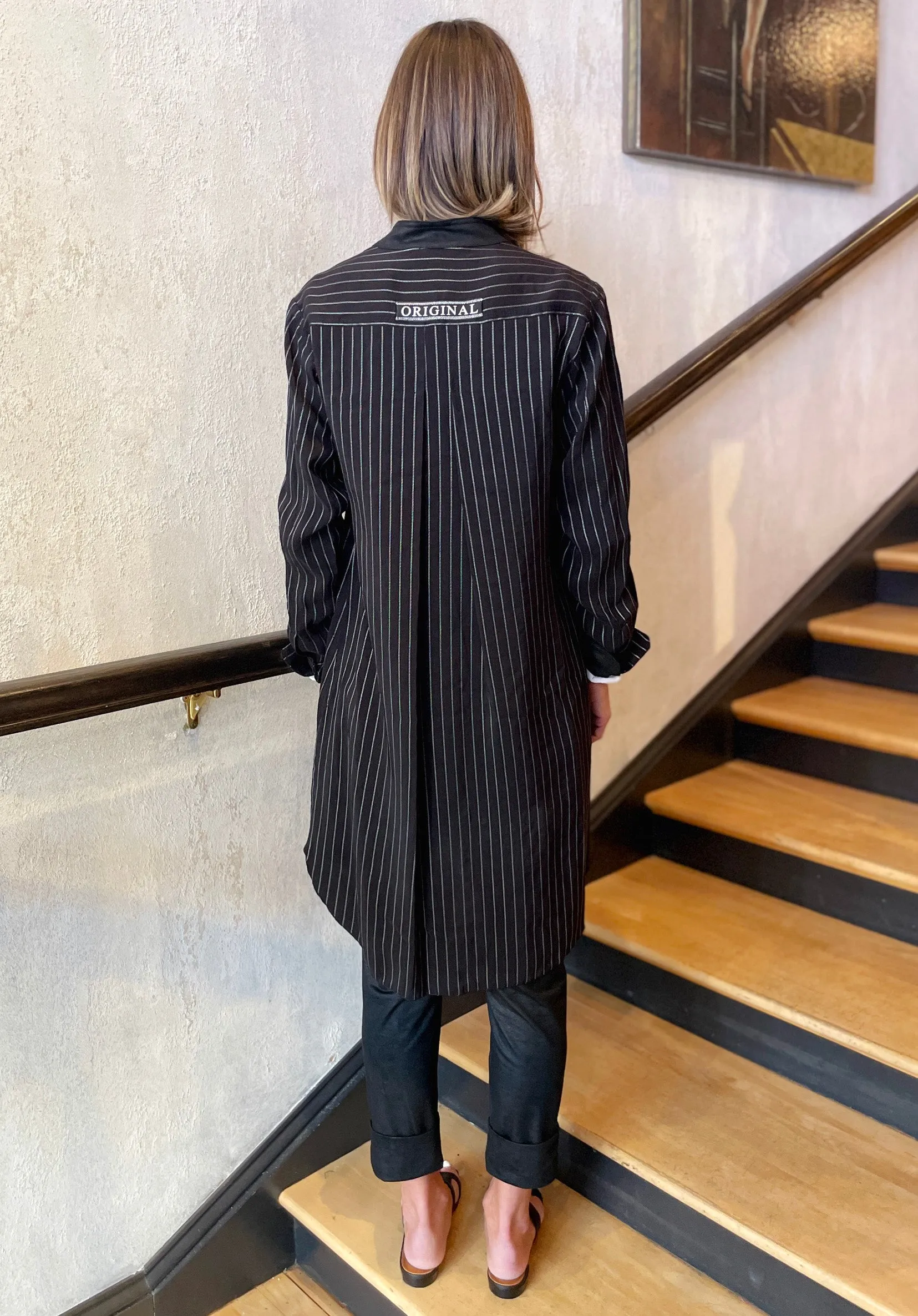 Original Midi Jacket - Black Stripe