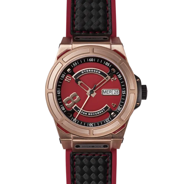 Otto Signature Sport Chronograph in Red and Rose Gold