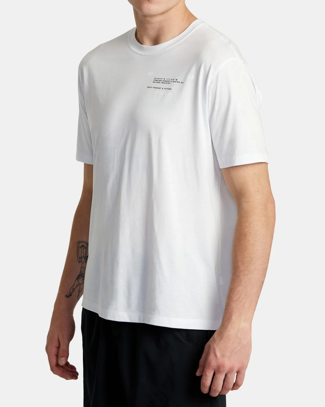 Reflective Base Tee - White