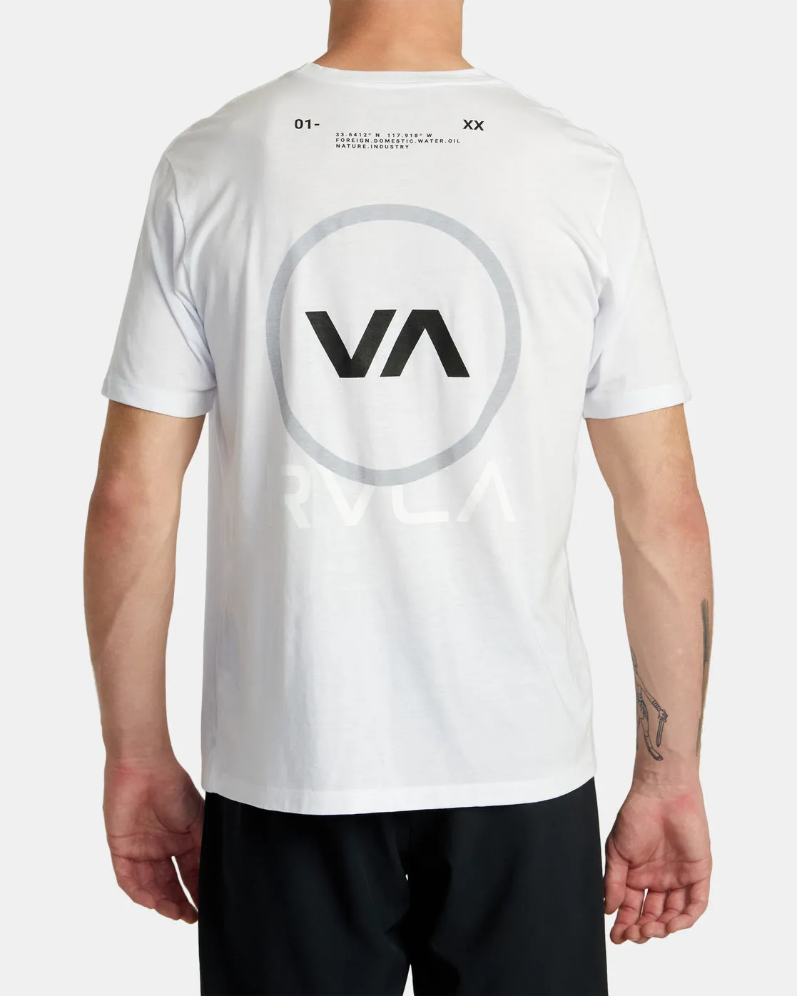Reflective Base Tee - White