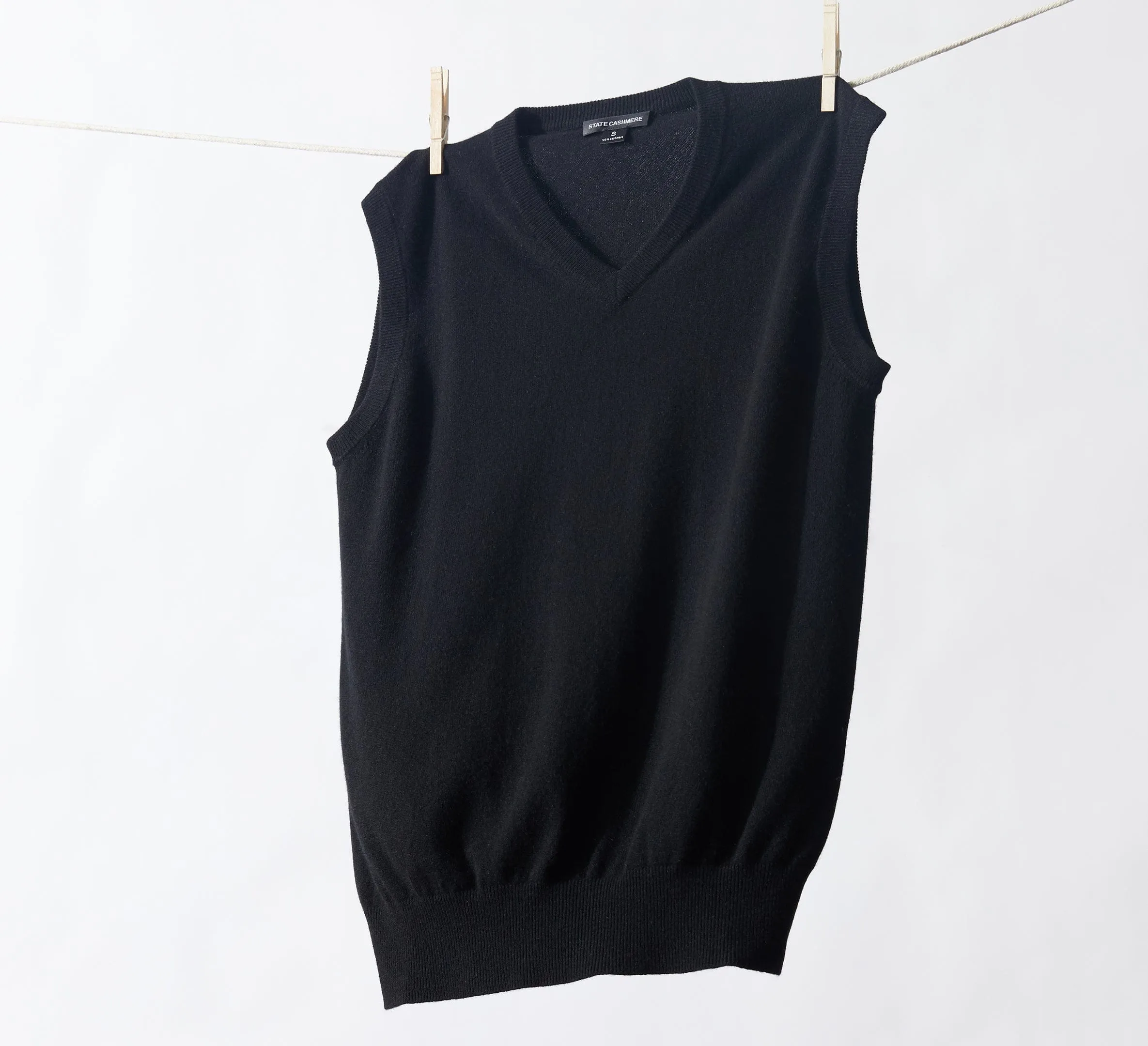 The V-Neck Basic Vest Cashmere Sweater