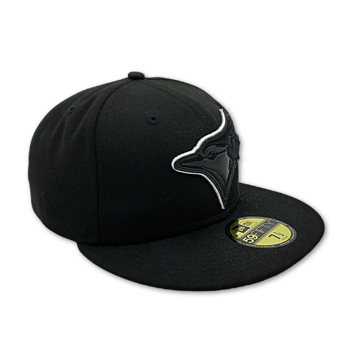 TORONTO BLUE JAYS Leather BASIC 59FIFTY FITTED -BLACK/WHITE