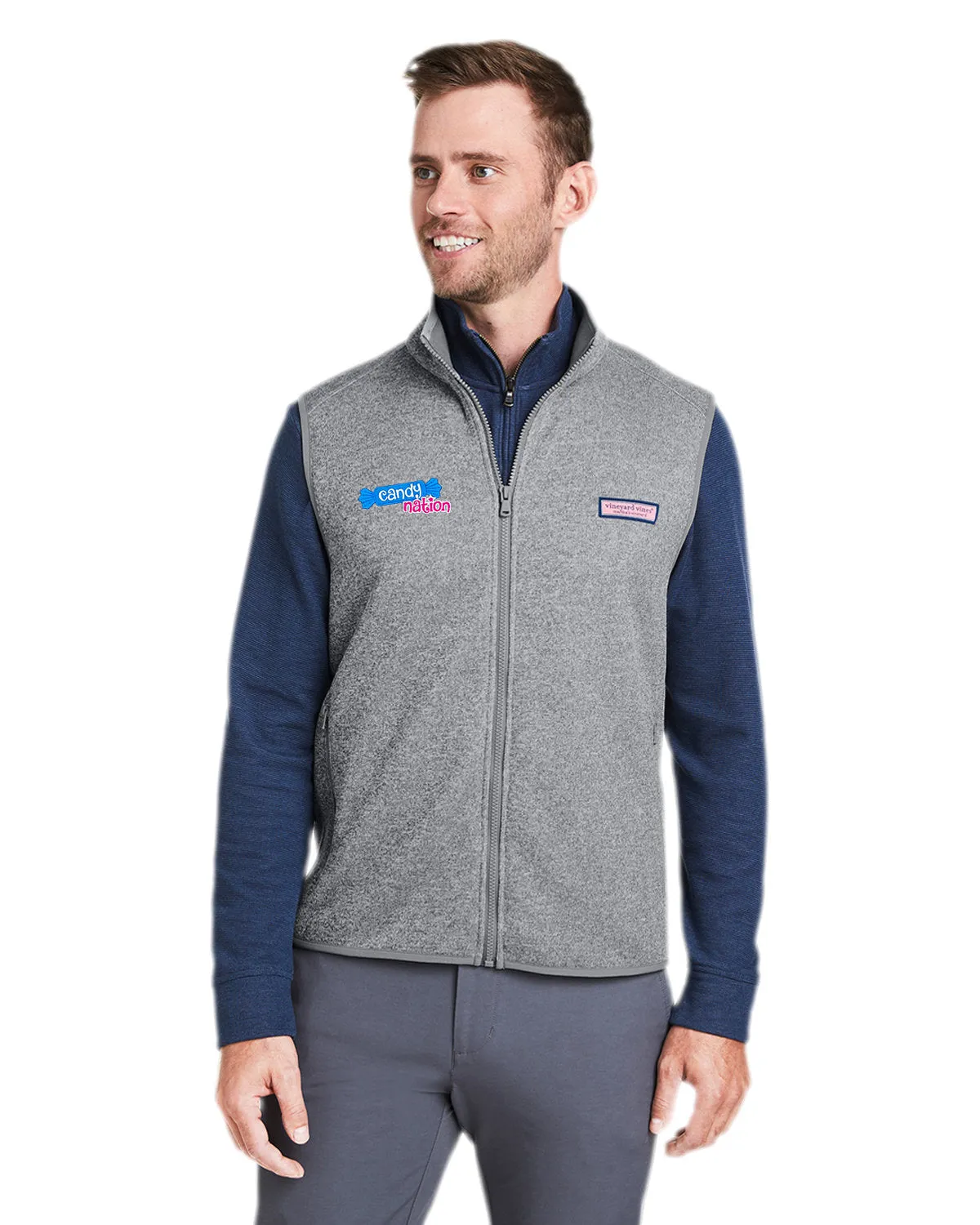 Vineyard Vines Mountain Sweater Fleece Vest