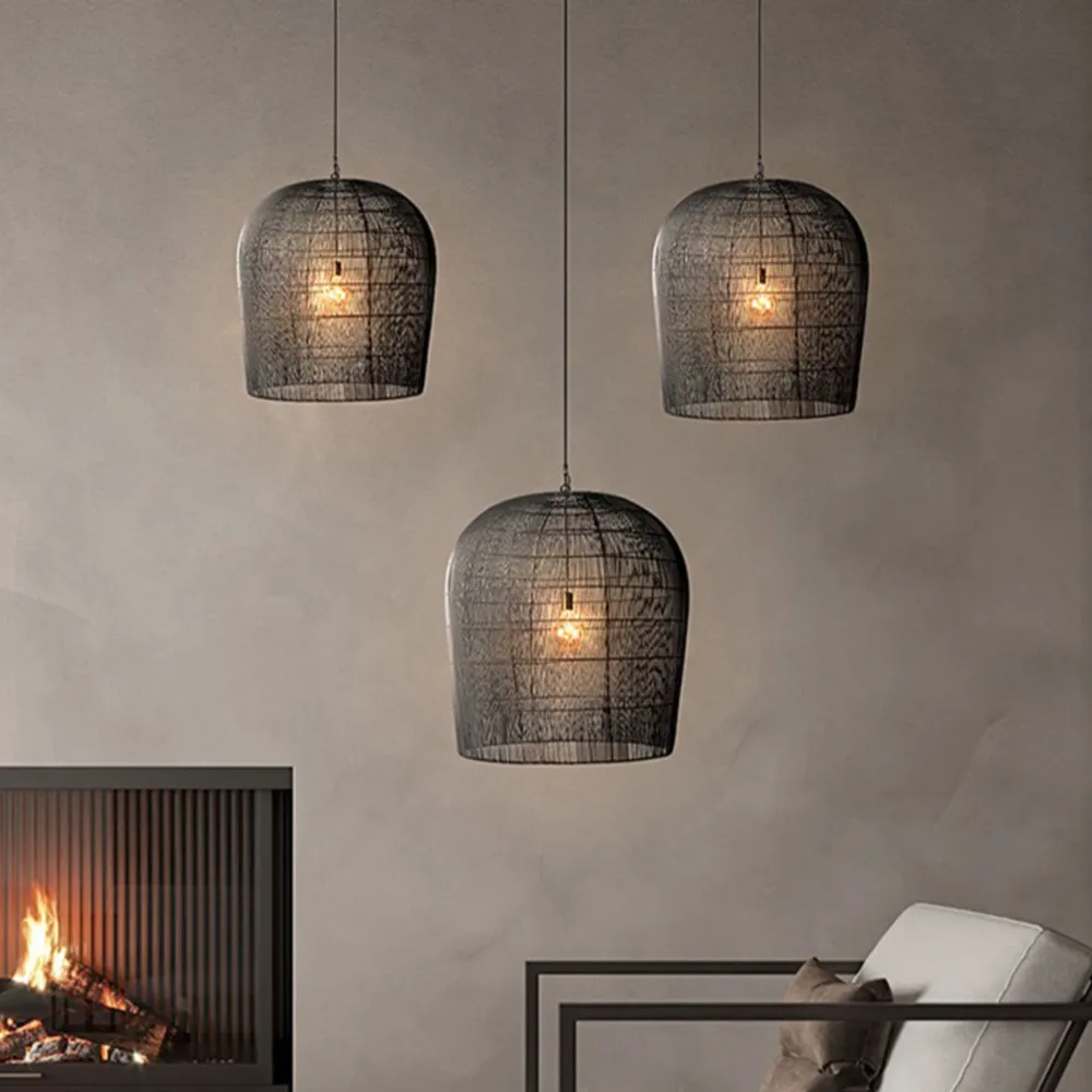 Wabi Sabi Handmade Rattan Pendant Light