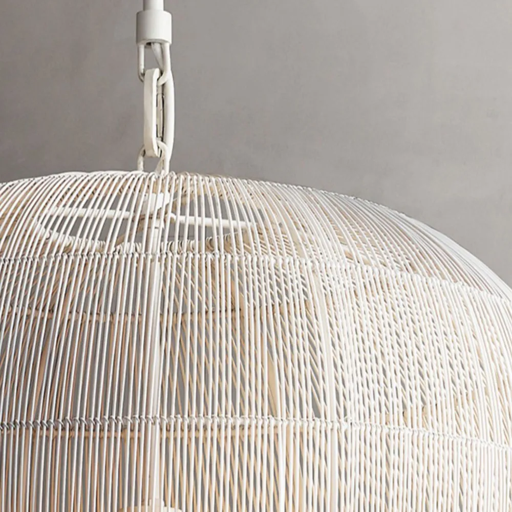 Wabi Sabi Handmade Rattan Pendant Light