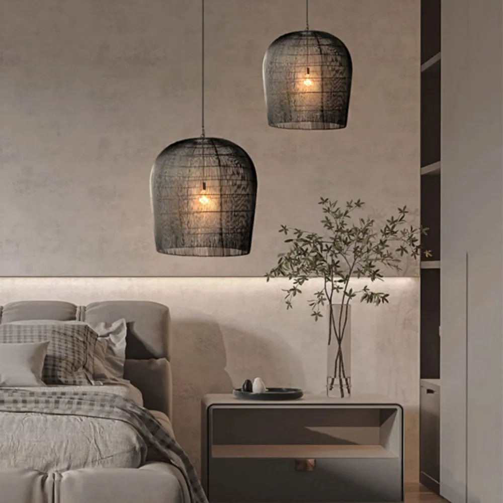 Wabi Sabi Handmade Rattan Pendant Light