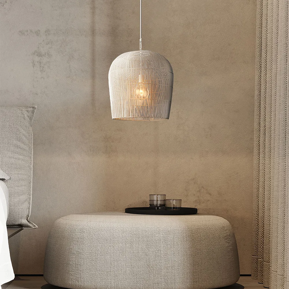 Wabi Sabi Handmade Rattan Pendant Light