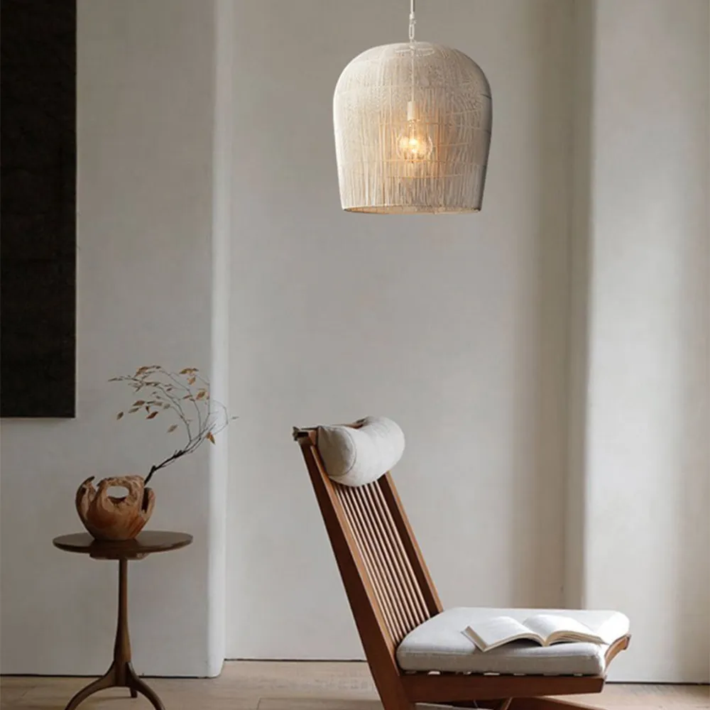 Wabi Sabi Handmade Rattan Pendant Light