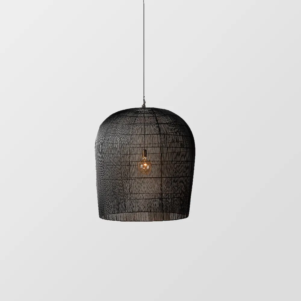 Wabi Sabi Handmade Rattan Pendant Light
