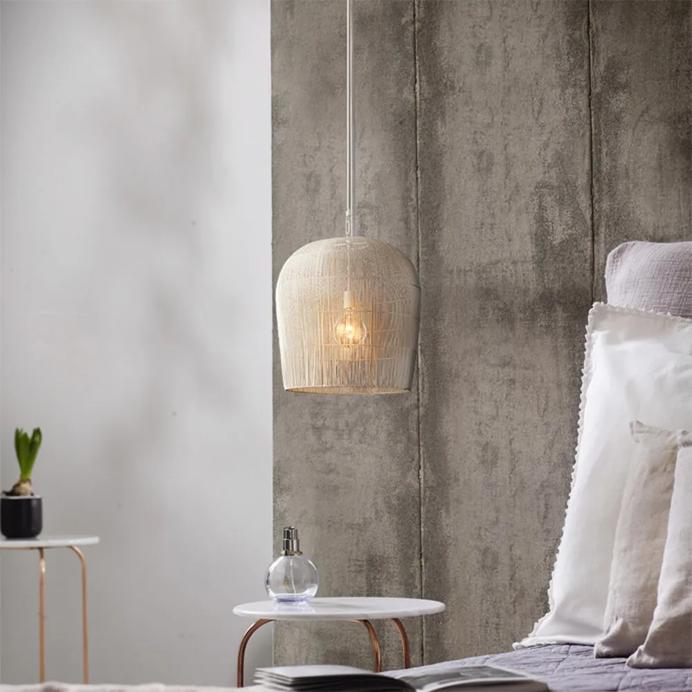 Wabi Sabi Handmade Rattan Pendant Light