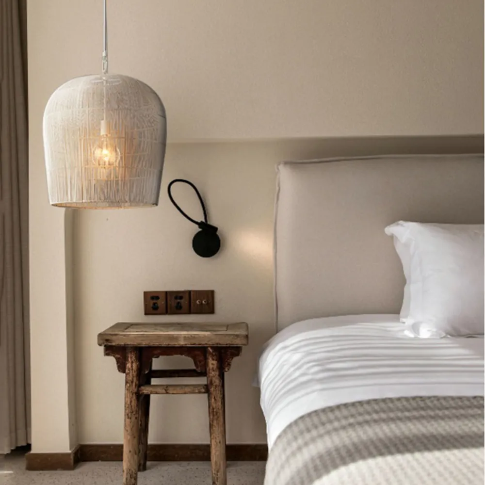 Wabi Sabi Handmade Rattan Pendant Light