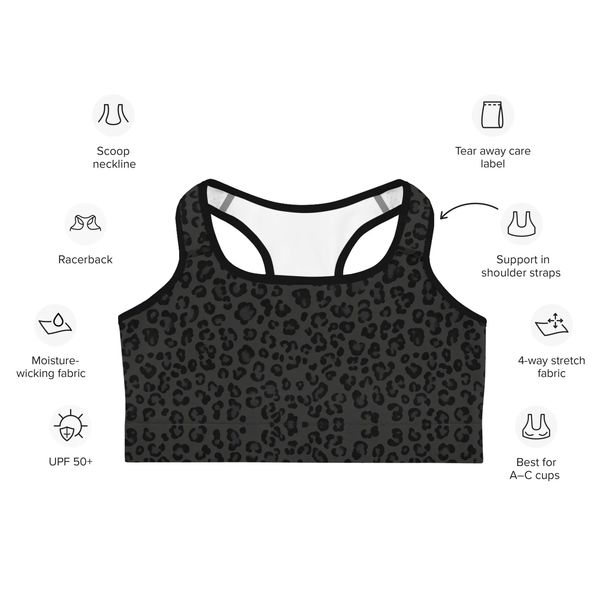 Zen Yoga & Sports Bra - Dark Velvet Wild